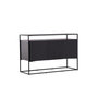 Voir la diapositive 3 : Paris Prix Buffet 3 Portes en Teck  Kingsport  120cm Noir