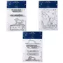  9 Tampons transparents Le Petit Prince et Mouton + Paysage + Boa Eléphant