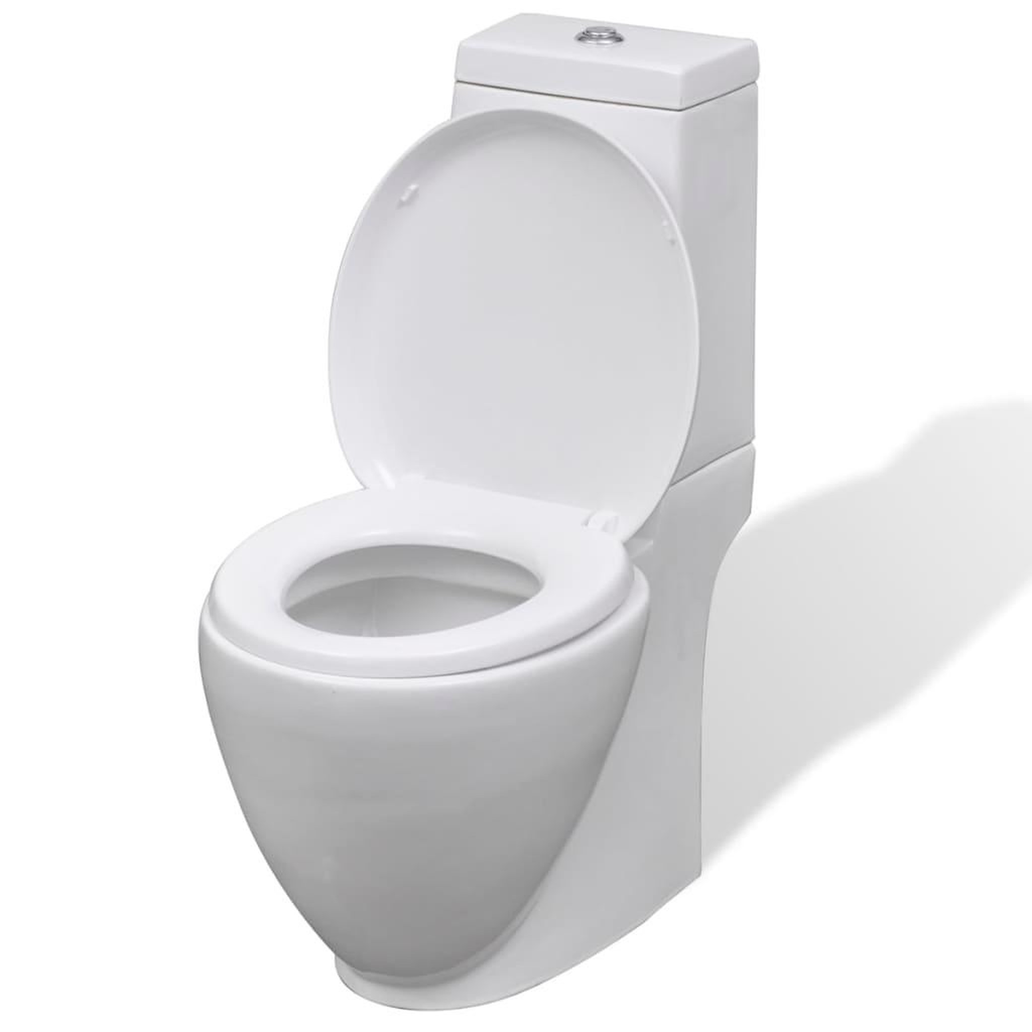 Voir la diapositive 3 : VIDAXL Ensemble de bidet et toilette ceramique blanc