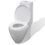 Voir la diapositive 3 : VIDAXL Ensemble de bidet et toilette Ceramique Blanc