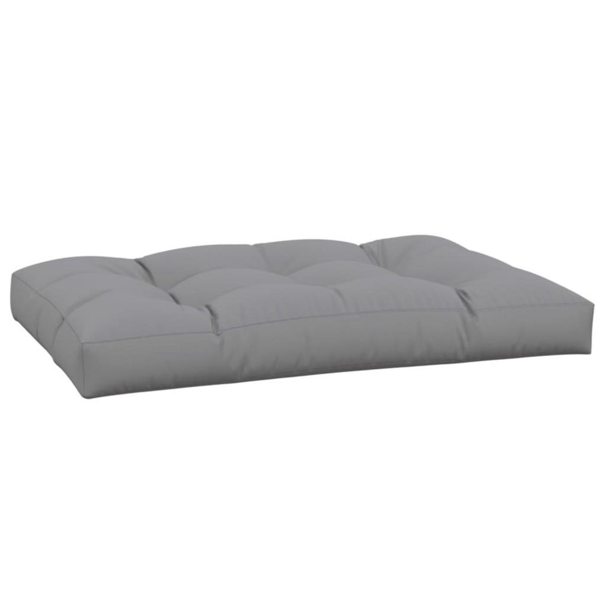 VIDAXL Coussin de palette 120x80x12 cm gris tissu