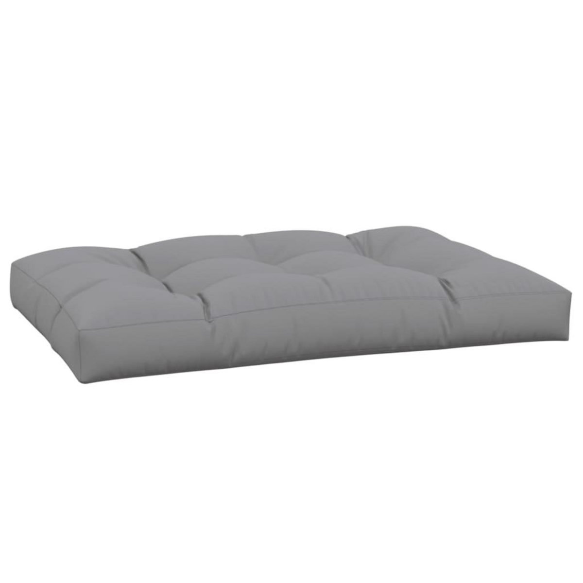 VIDAXL Coussin de palette 120x80x12 cm gris tissu