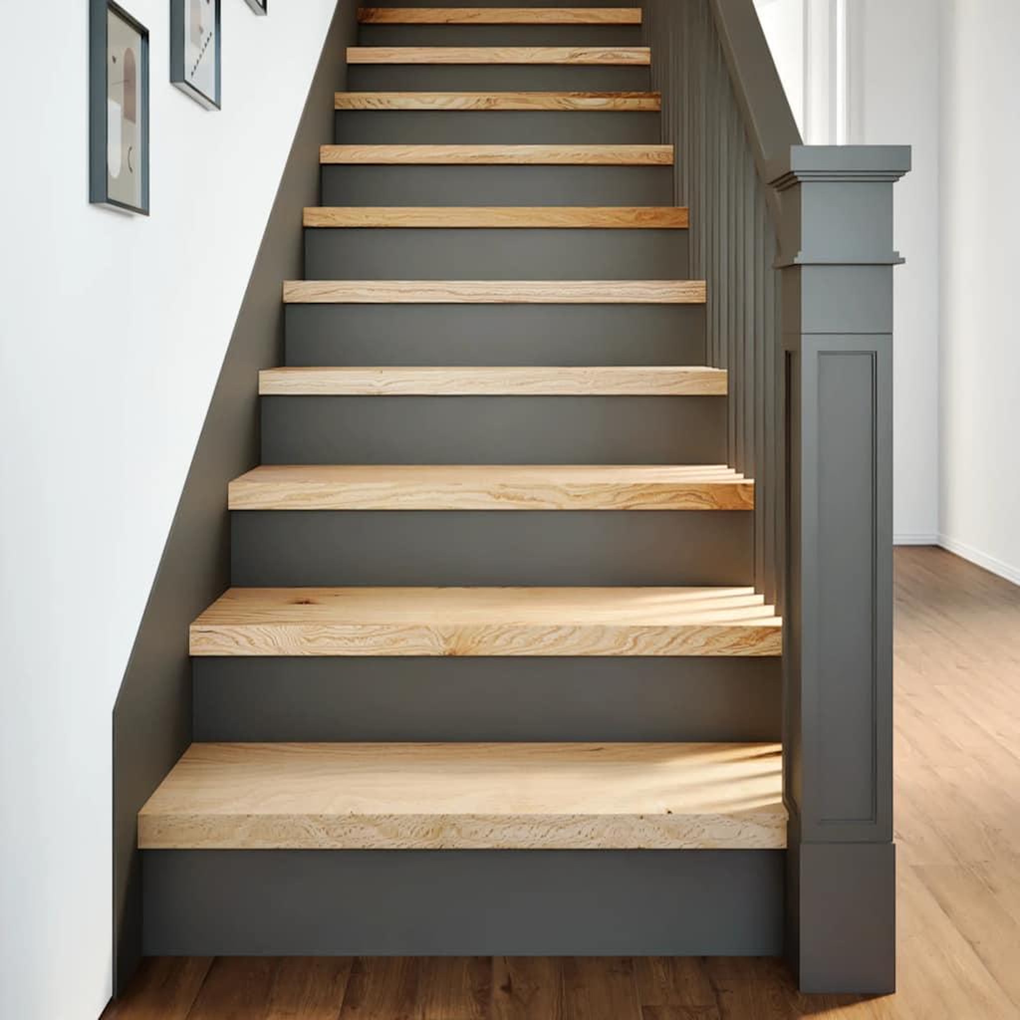 VIDAXL Marches d'escalier 8 pcs non traite 70x25x2cm bois chene massif