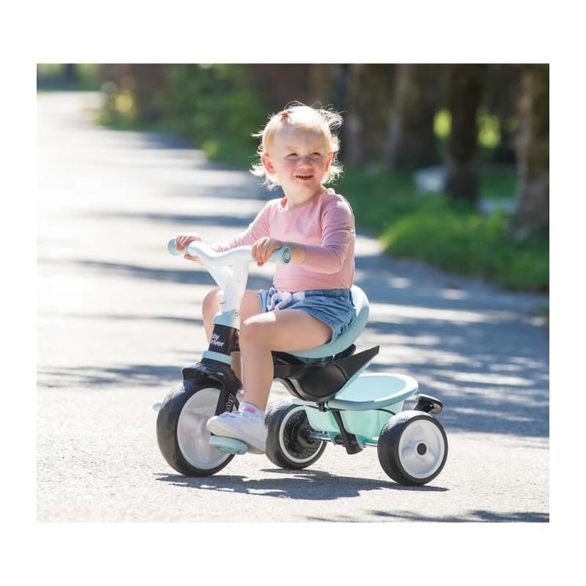 Voir la diapositive 3 : SMOBY Tricycle Baby Driver Plus Bleu - SMOBY
