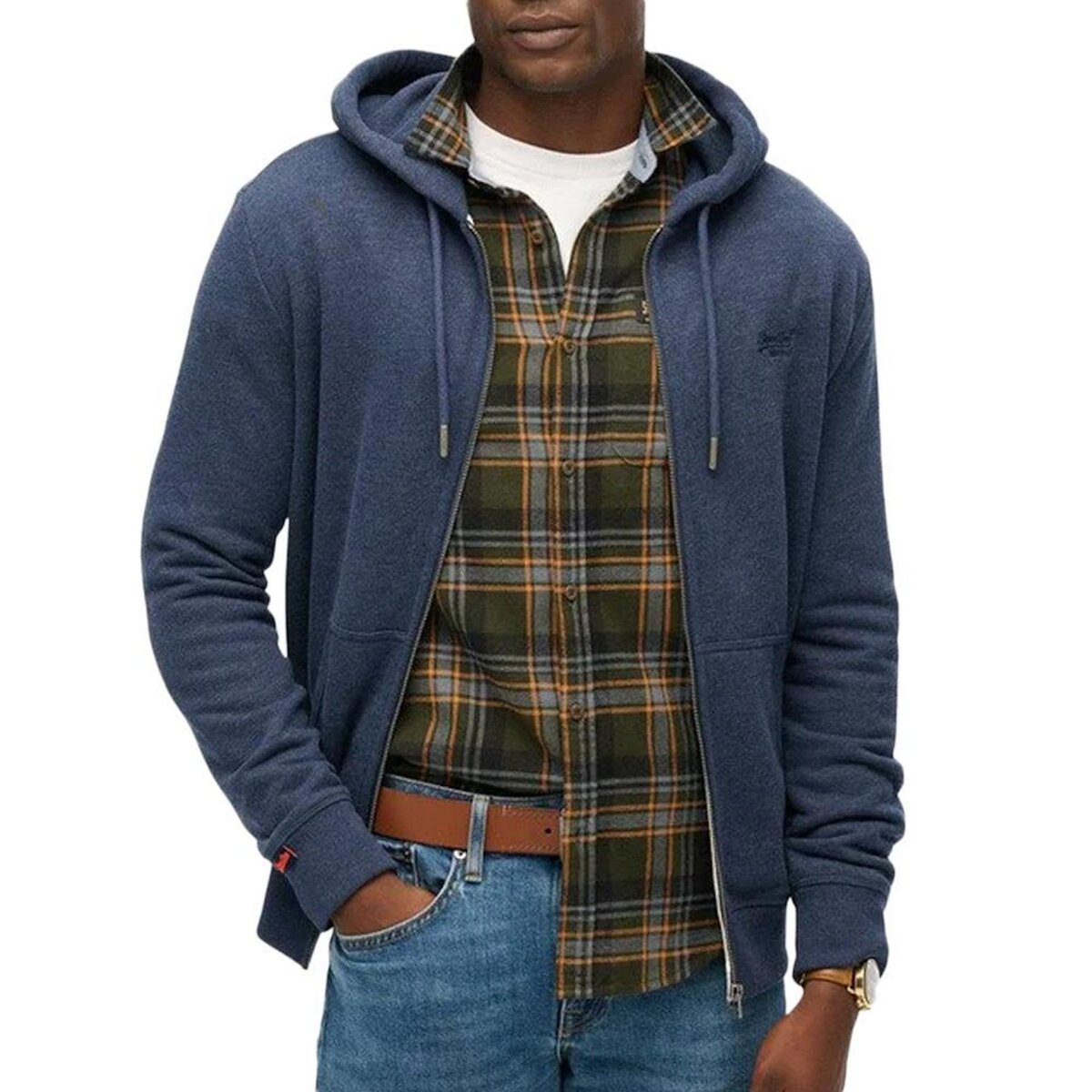 SUPERDRY Sweat Zippé  Homme Superdry Essential