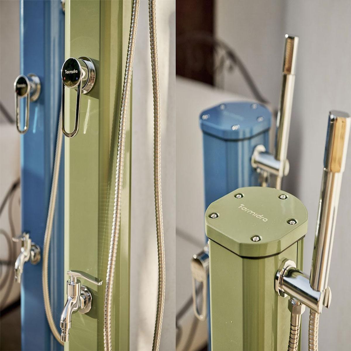 Formidra Douche solaire 20 L Jolly Go Vert Réséda - Formidra