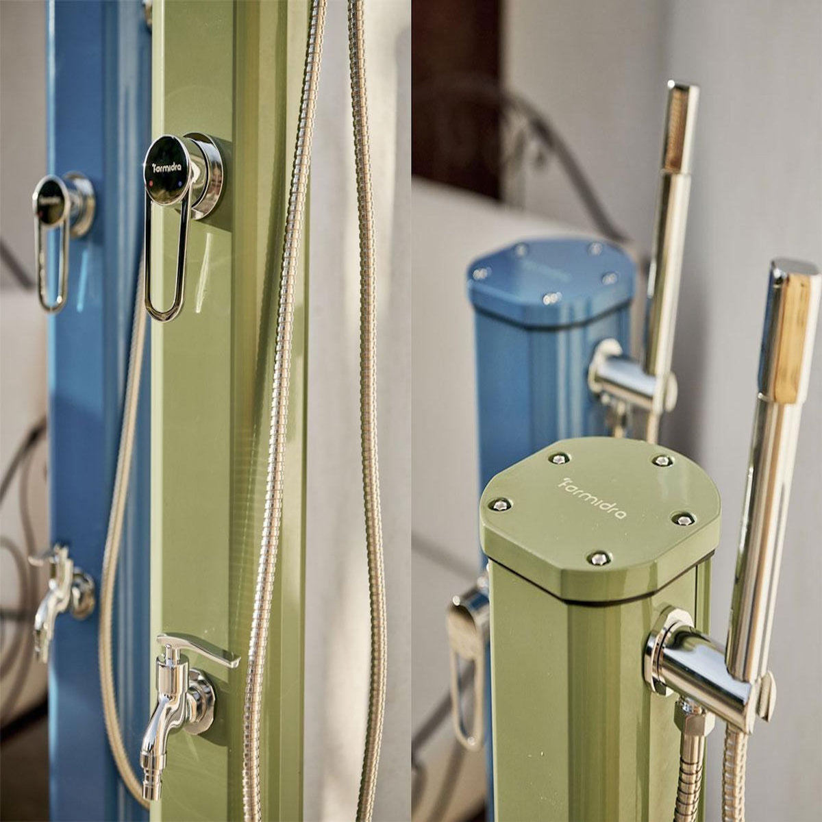 Formidra Douche solaire 20 L Jolly Go Vert Réséda - Formidra