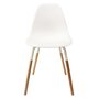 Voir la diapositive 3 : The Home Deco Factory Lot de 4 Chaises scandinave Phenix en polypropylène et métal