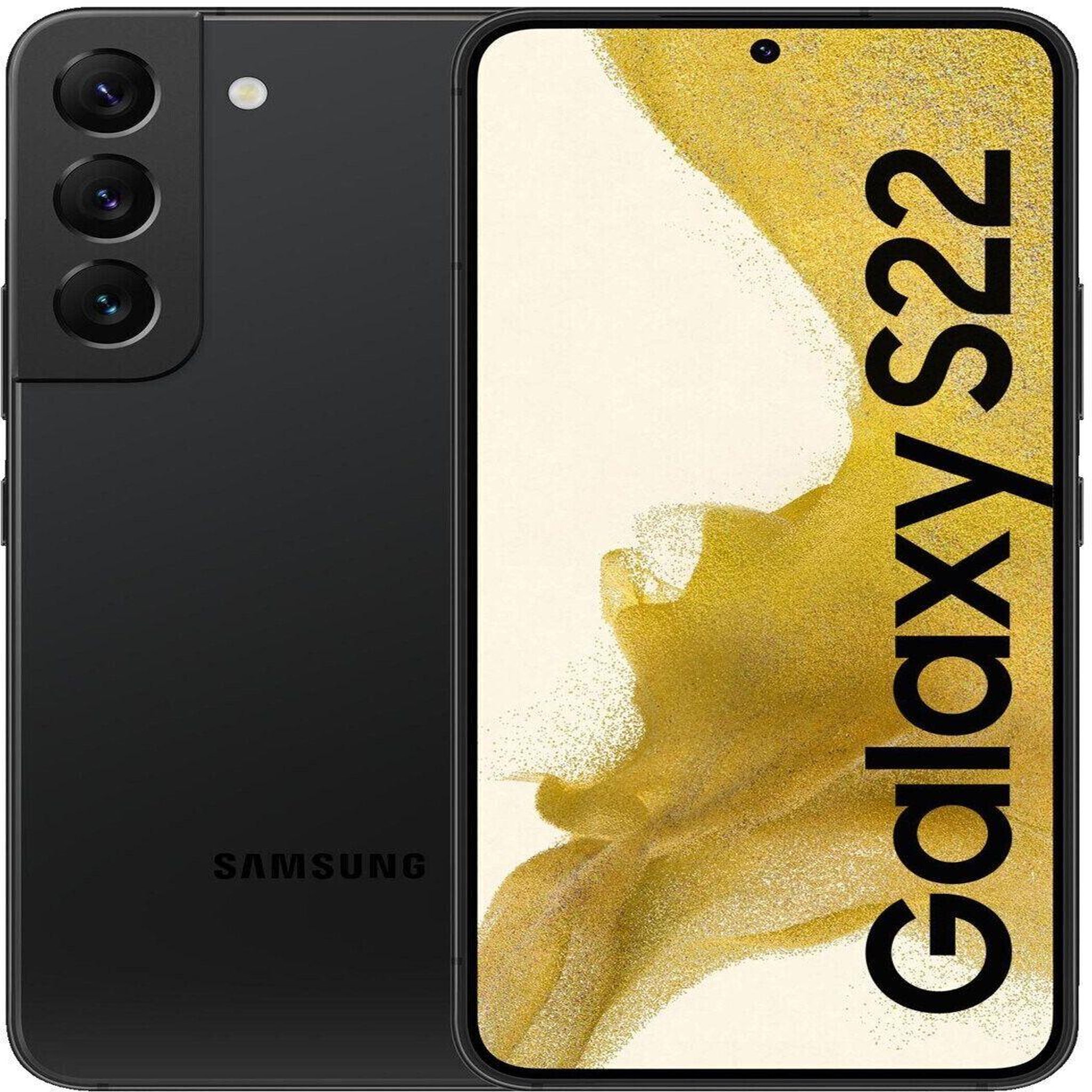 Samsung Galaxy S22 (Dual Sim) Reconditionné 256 Go - Grade A - Noir