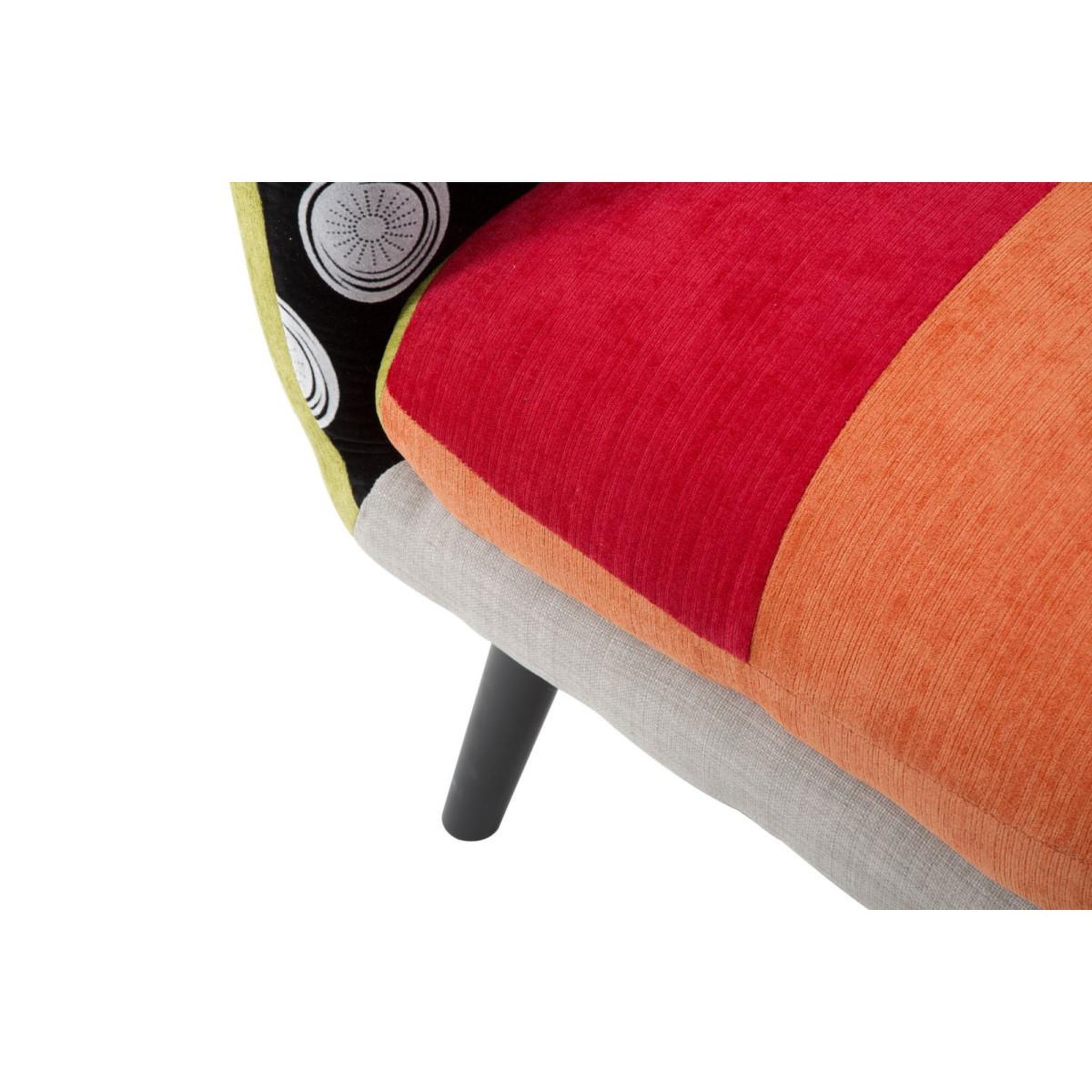 Voir la diapositive 5 : Paris Prix Fauteuil design patchwork  impérial  78cm multicolore