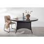 Voir la diapositive 4 : Paris Prix Table de Jardin Ronde  Volta  150cm Noir