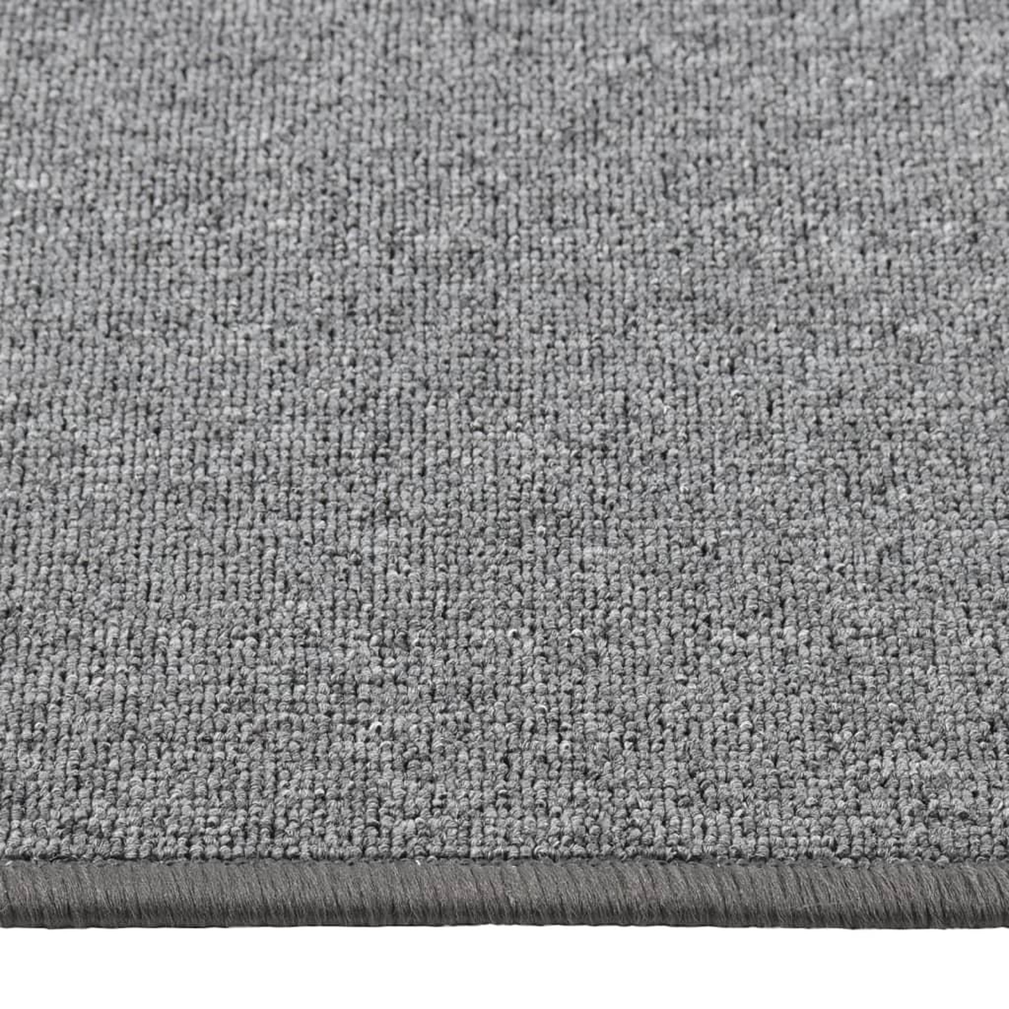 Voir la diapositive 4 : VIDAXL Tapis de couloir Gris fonce 50x250 cm