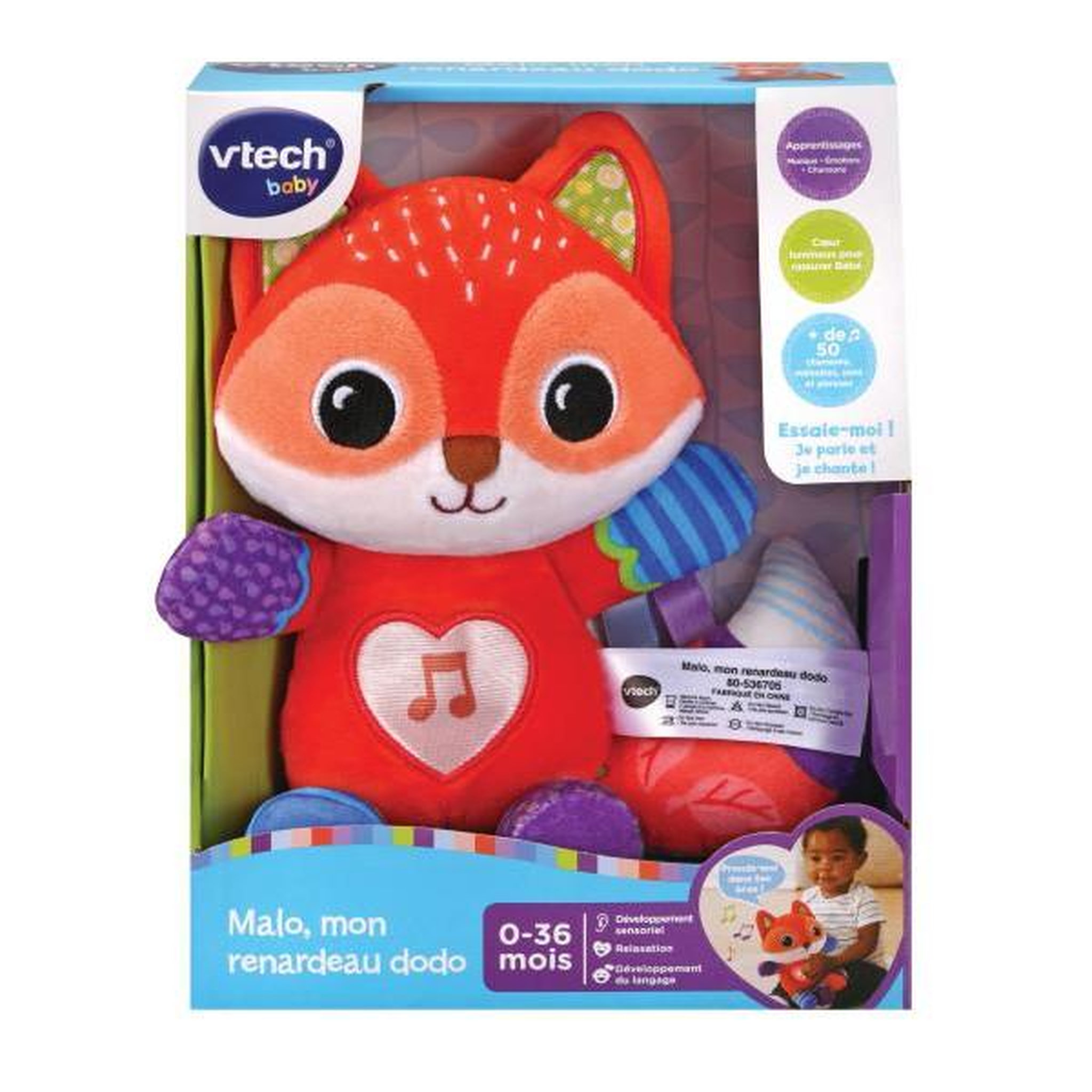 Voir la diapositive 4 : VTECH BABY Vtech baby - malo, mon renardeau dodo