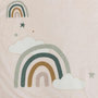 Voir la diapositive 5 : ATMOSPHERA Coffret couverture âge étape bébé Arc en ciel - Crème