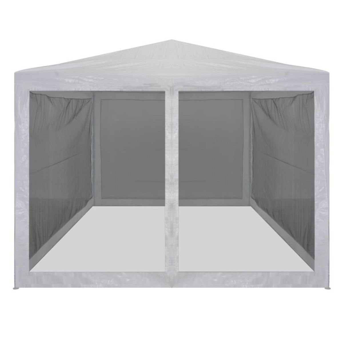 VIDAXL Tente de reception avec 4 parois en maille 4 x 3 m