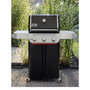 Voir la diapositive 6 : Weber Barbecue gaz Genesis E-315W Plancha, sur chariot, 3 brûleurs, surface de cuisson 68 x 48 cm