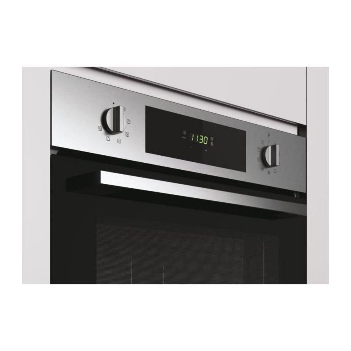 Rosieres Four encastrable pyrolyse - chaleur pulsée ROSIERES RFC3O5879INP - noir - porte froide - Classe A