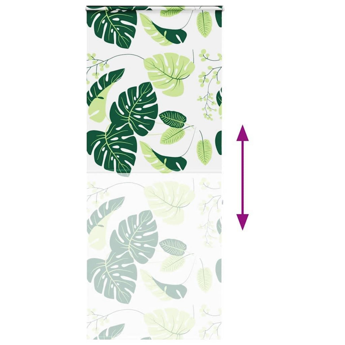 VIDAXL Store enrouleur de douche avec cassette largeur du tissu 106 cm