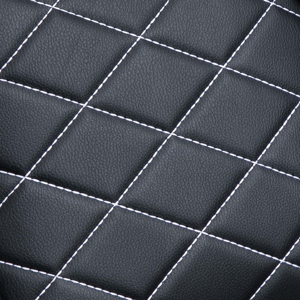 VINSETTO Vinsetto Fauteuil de bureau manager gaming style baquet racing dossier assise capitonné accoudoirs relevables revêtement synthétique noir blanc