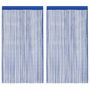 Voir la diapositive 1 : VIDAXL Rideau en fils 2 pcs 140 x 250 cm Bleu