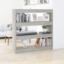 Voir la diapositive 1 : VIDAXL Bibliotheque/Separateur de piece Gris beton 100x30x103 cm