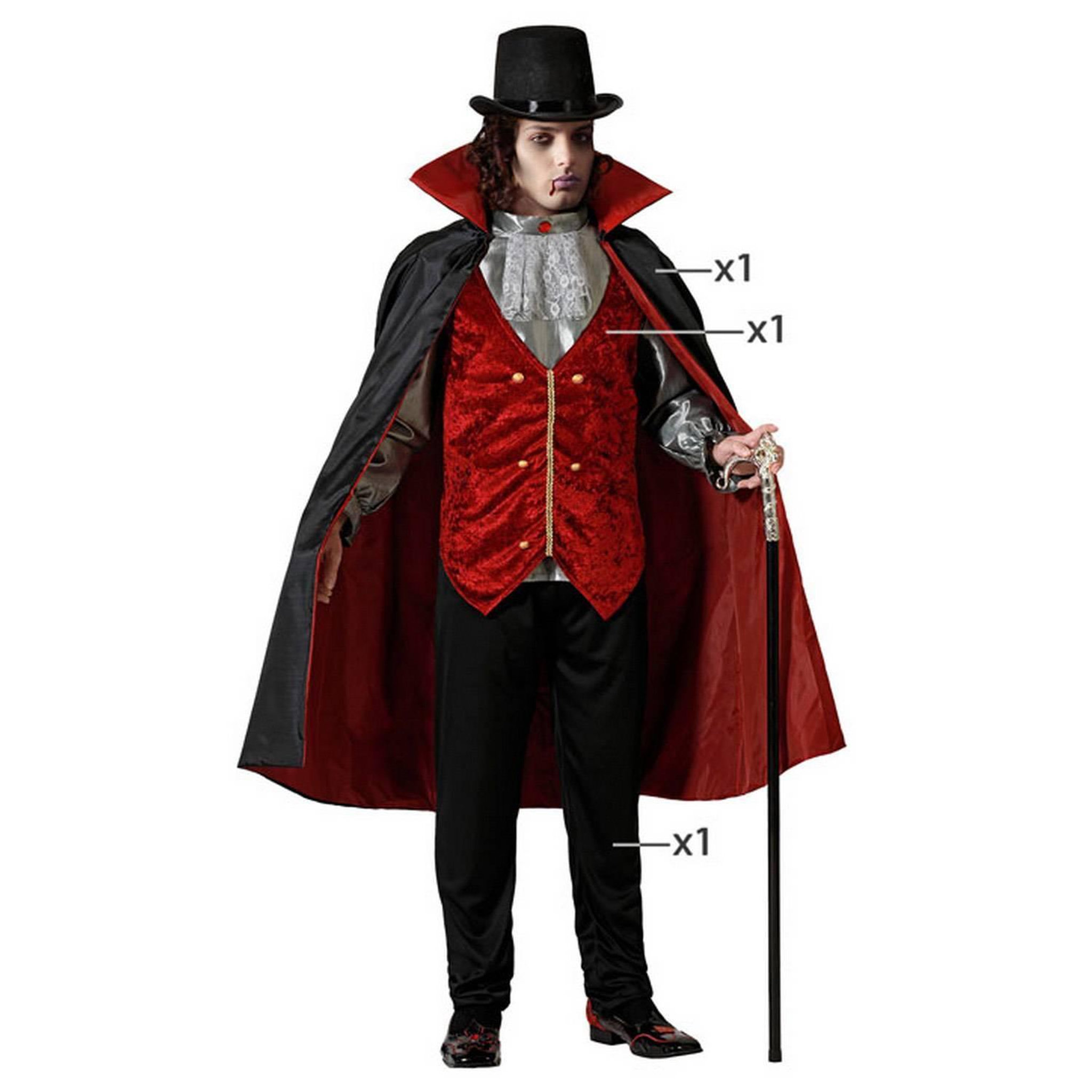 ATOSA Déguisement Vampire - Adulte - XL