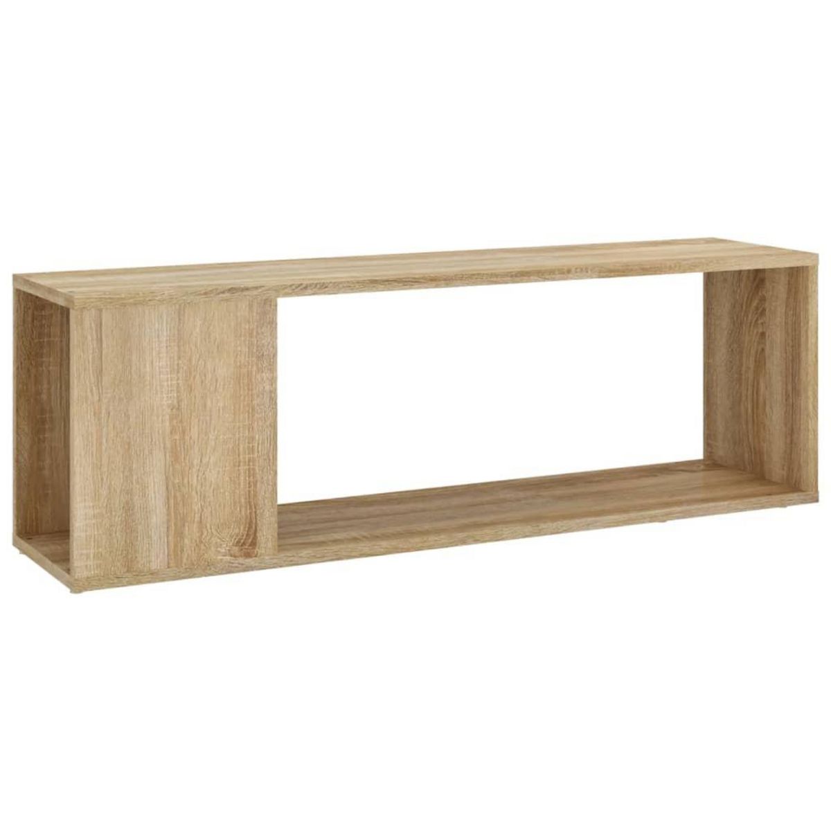 VIDAXL Meuble TV Chene sonoma 100x24x32 cm Bois d'ingenierie