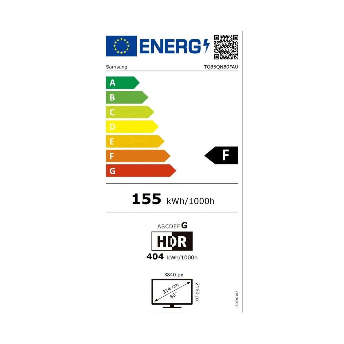 Samsung TV Mini Led NeoQLED TQ85QN80F 4K AI 2025
