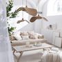 Voir la diapositive 4 : Paris Prix Lampe Suspension  Moonj  75cm Naturel