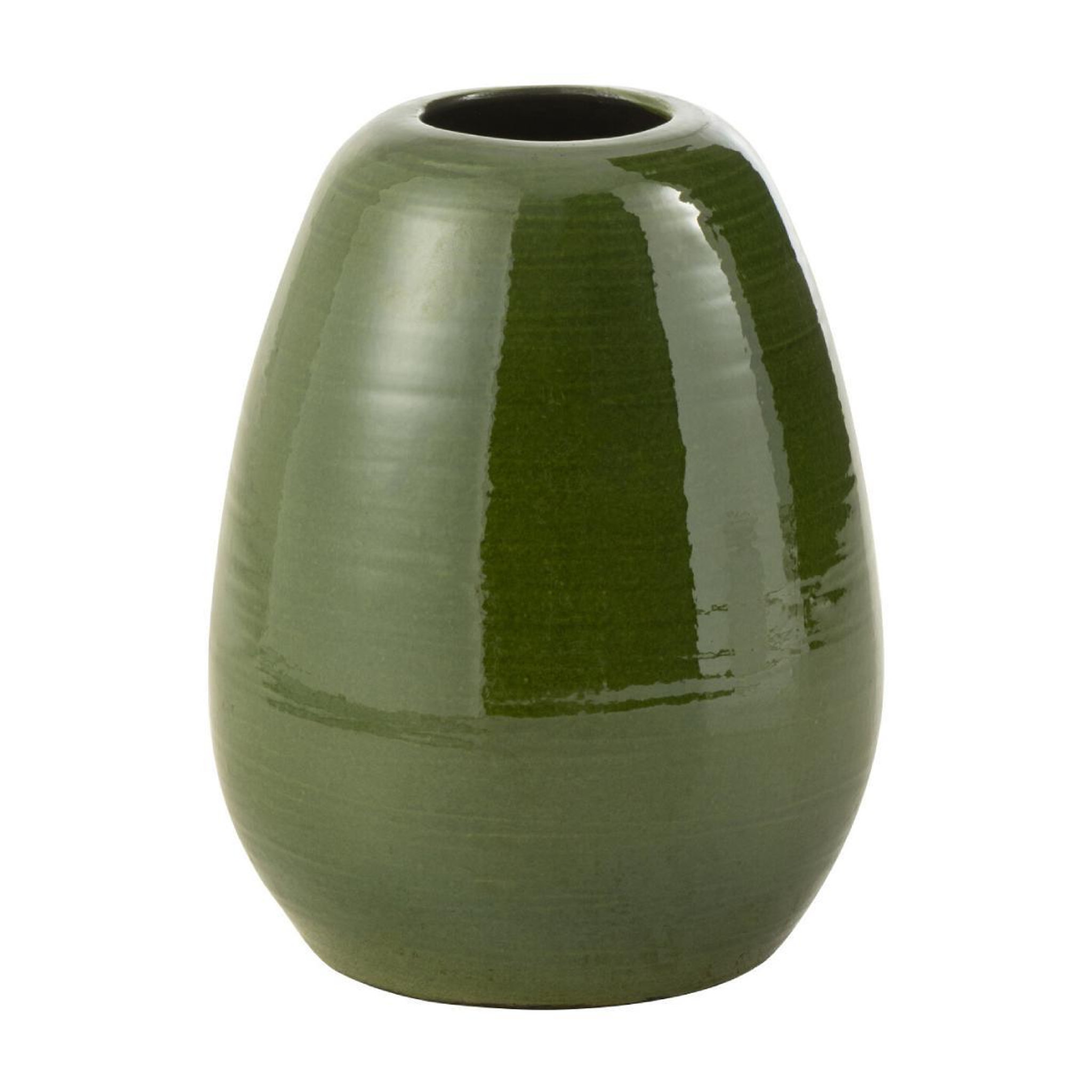 J-LINE Vase design en porcelaine  lola  30cm vert