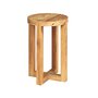 Voir la diapositive 1 : Rendez vous déco Tabouret rond en bois de teck recyclé H45,5 cm-Noé