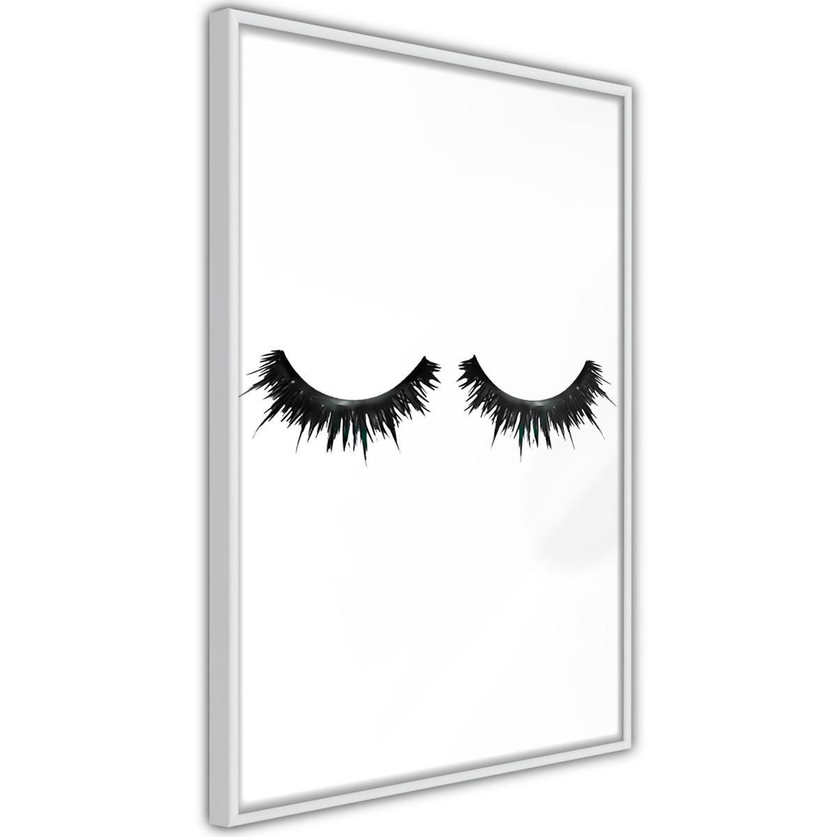 Paris Prix Affiche Murale Encadrée  False Eyelashes