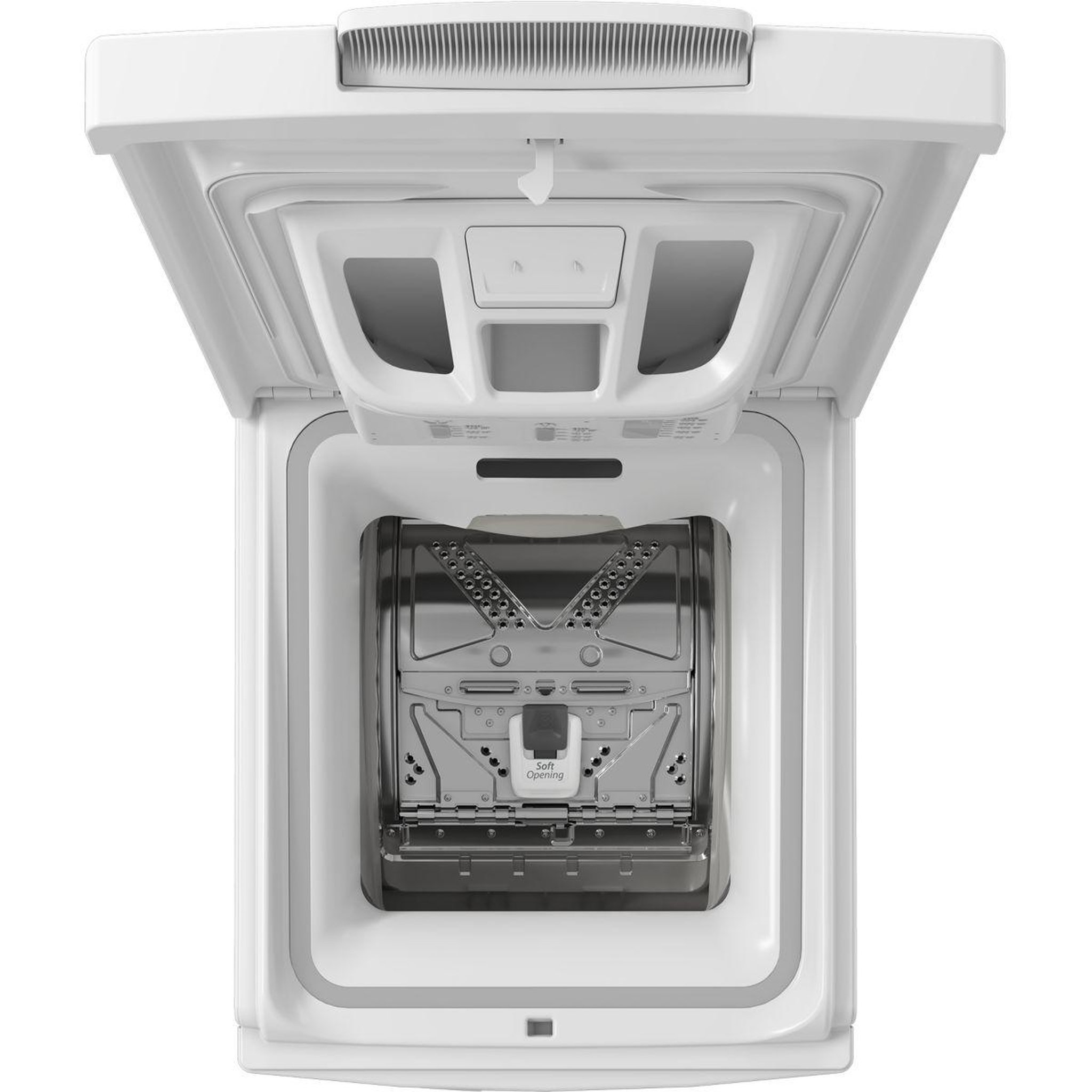Voir la diapositive 5 : Indesit Lave linge top tip621push&gofr - 6 kg - 1200 tr/min - classe a - moteur induction