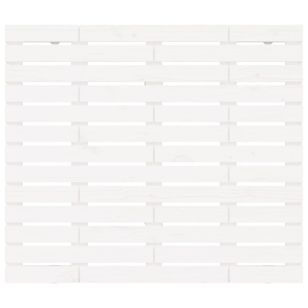 VIDAXL Tete de lit murale Blanc 141x3x91,5 cm Bois massif de pin