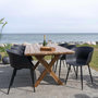 Voir la diapositive 2 : HOUSE NORDIC 2 fauteuils de jardin noir RODA