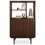 Voir la diapositive 1 : IDIMEX Buffet haut SIMONA H 133 cm en bois massif