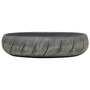 Voir la diapositive 3 : VIDAXL Vasque a poser noir et gris ovale 59x40x15 cm ceramique