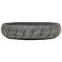 Voir la diapositive 3 : VIDAXL Vasque a poser noir et gris ovale 59x40x15 cm ceramique