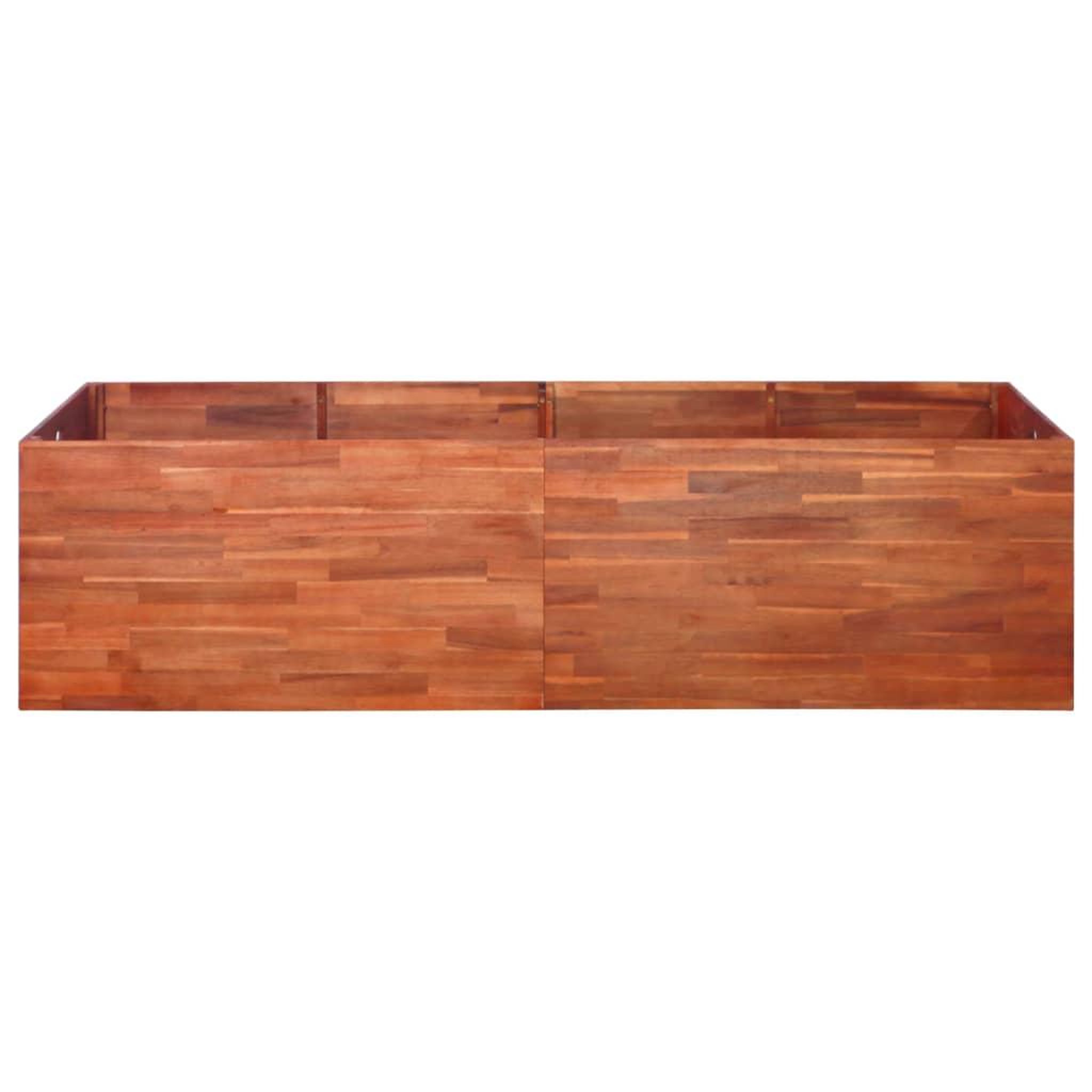 Voir la diapositive 2 : VIDAXL Lit sureleve de jardin Bois d'acacia 200x100x50 cm