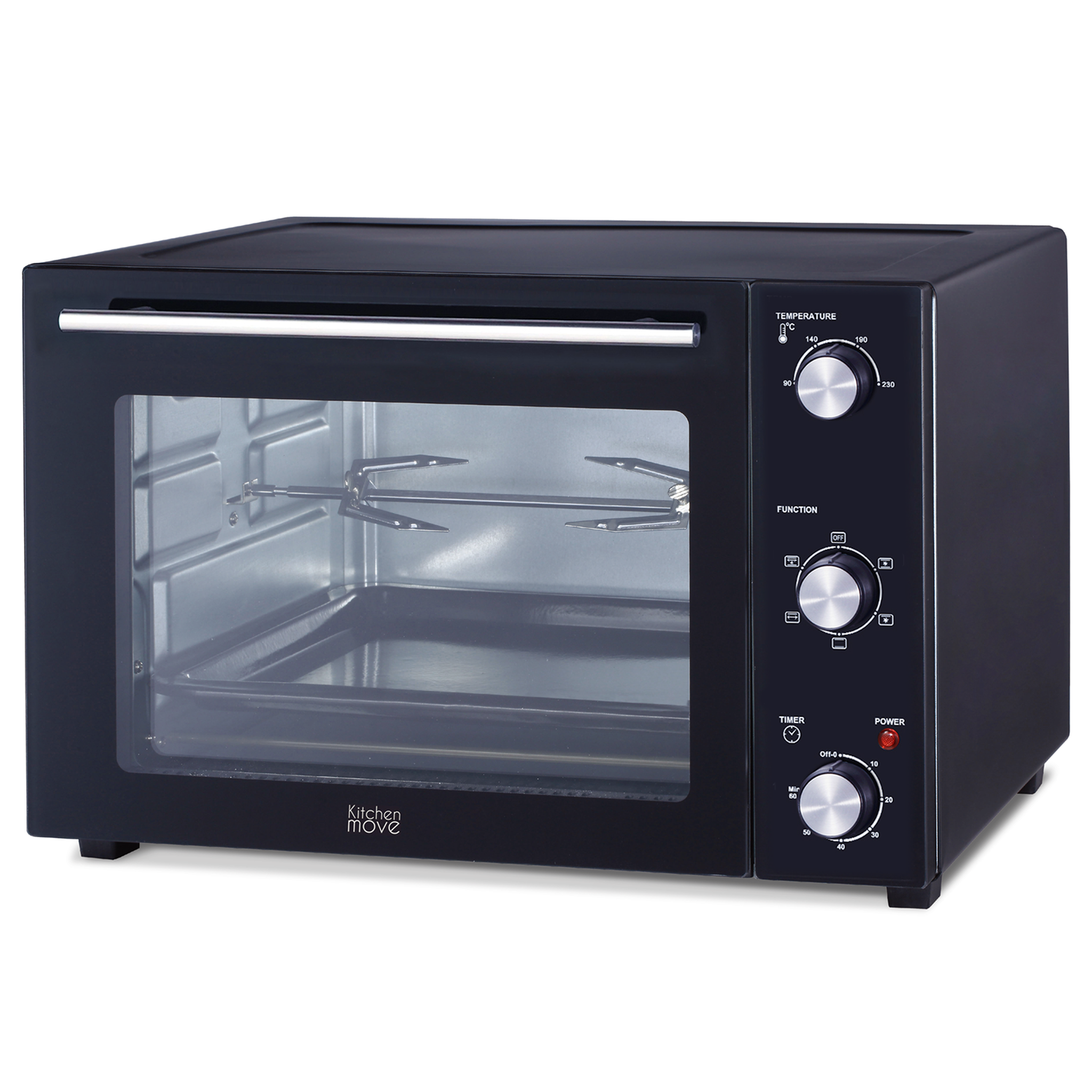 Kitchen move Four multifonction chaleur tournante 58l 2000w noir - BAT-58RC