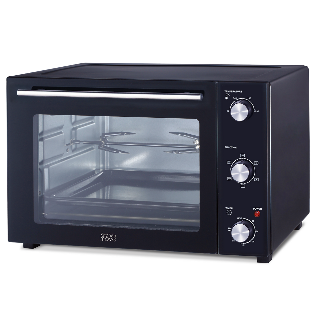 Kitchen move Four multifonction chaleur tournante 58l 2000w noir - bat-58rc