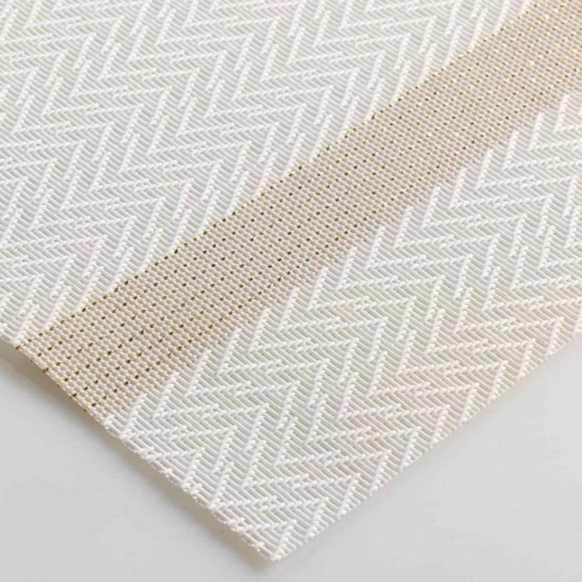 Paris Prix Set de Table Déco  Goldira  30x45cm Blanc & Or