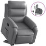 Voir la diapositive 2 : VIDAXL Fauteuil inclinable Gris Similicuir