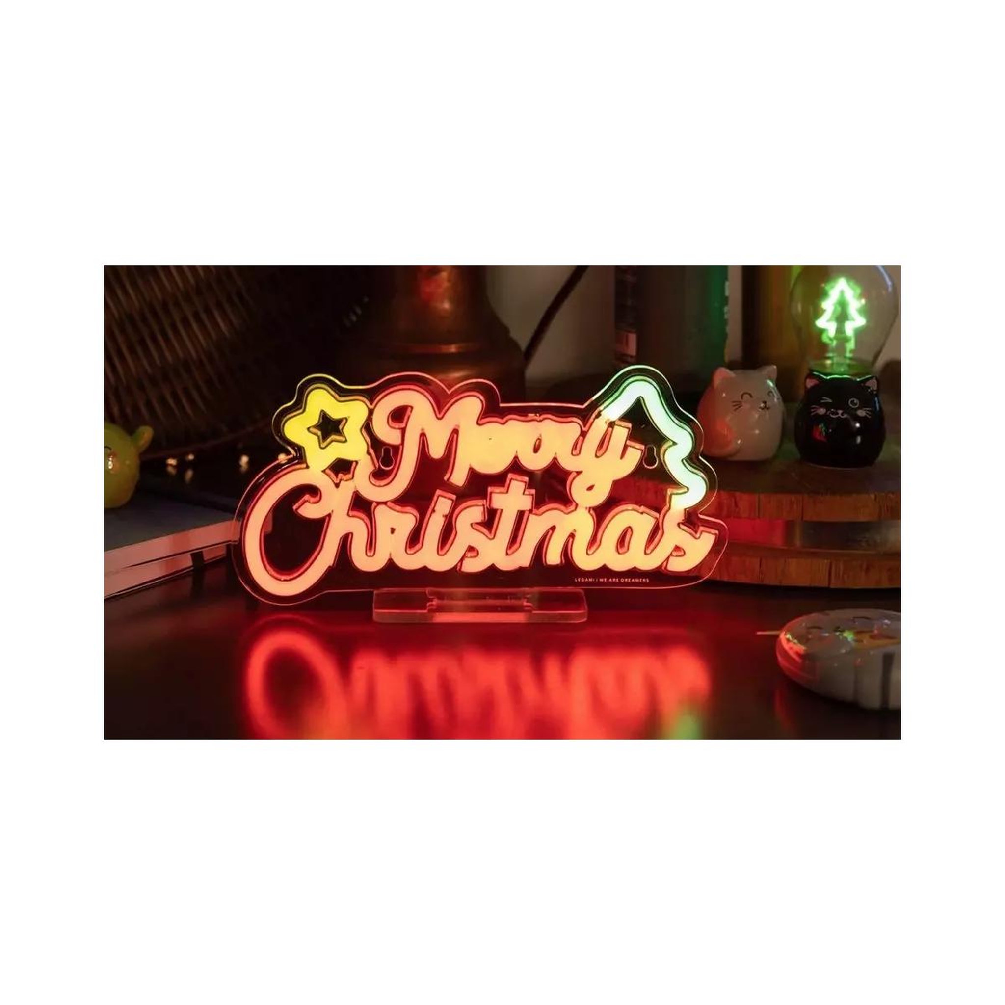 Voir la diapositive 2 : LEGAMI Lampe it's a sign - merry xmas