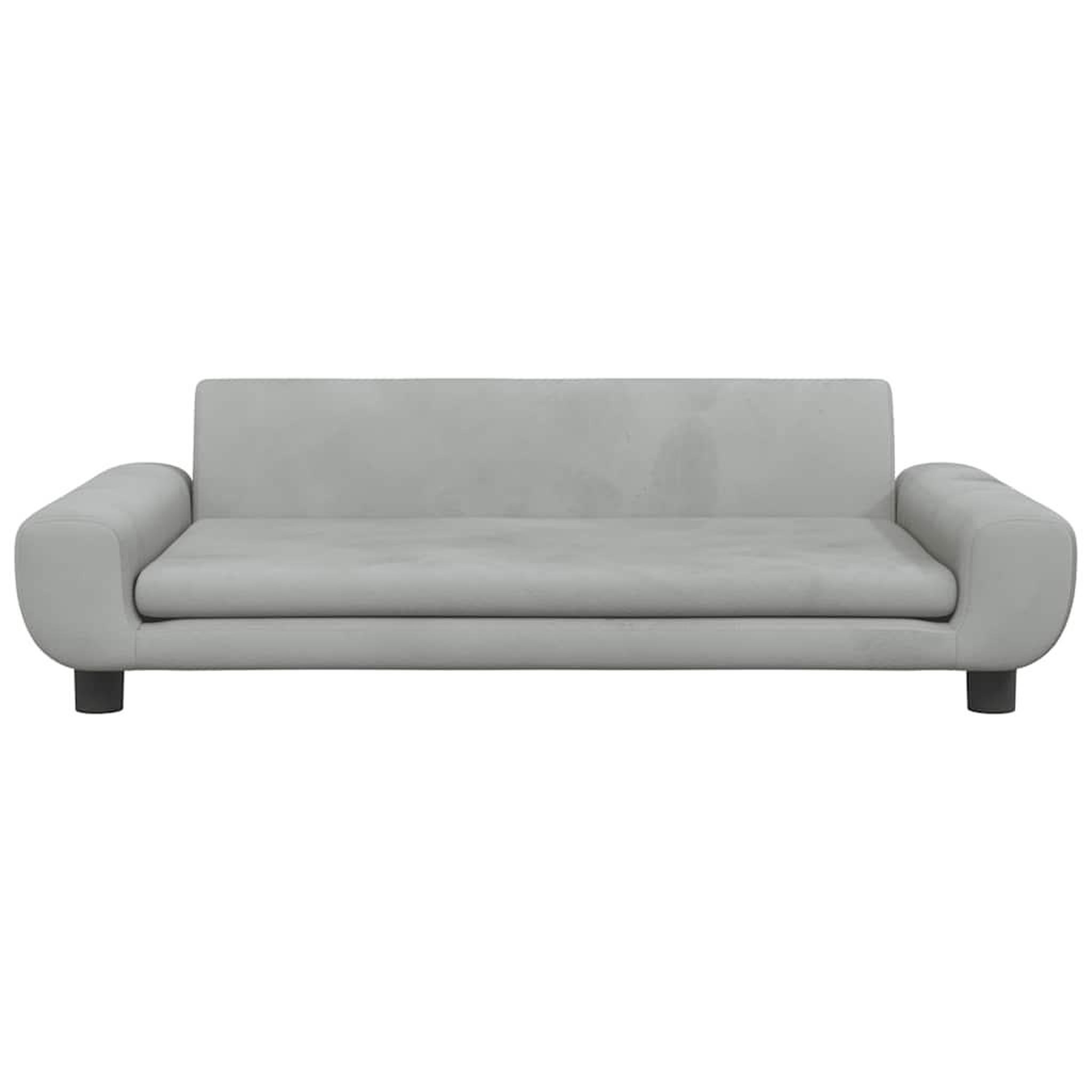 Voir la diapositive 3 : VIDAXL Lit pour chien gris clair 100x54x33 cm velours