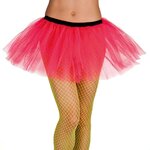 Boland Jupe Tulle Tutu Rose Fluo
