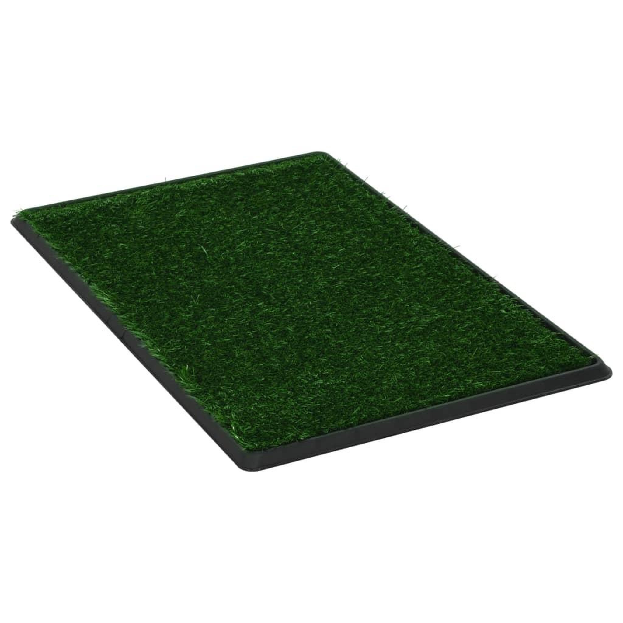 Voir la diapositive 2 : VIDAXL Toilette pour animaux avec plateau et gazon artificiel Vert WC