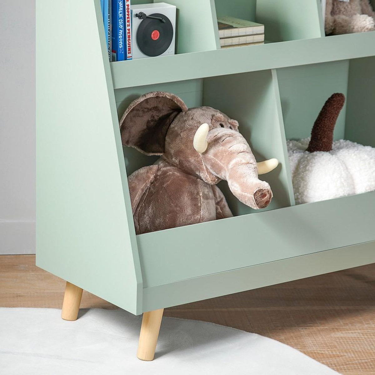 SOBUY SoBuy - Bibliothèque Enfant à une étagère - Nordique - KMB19