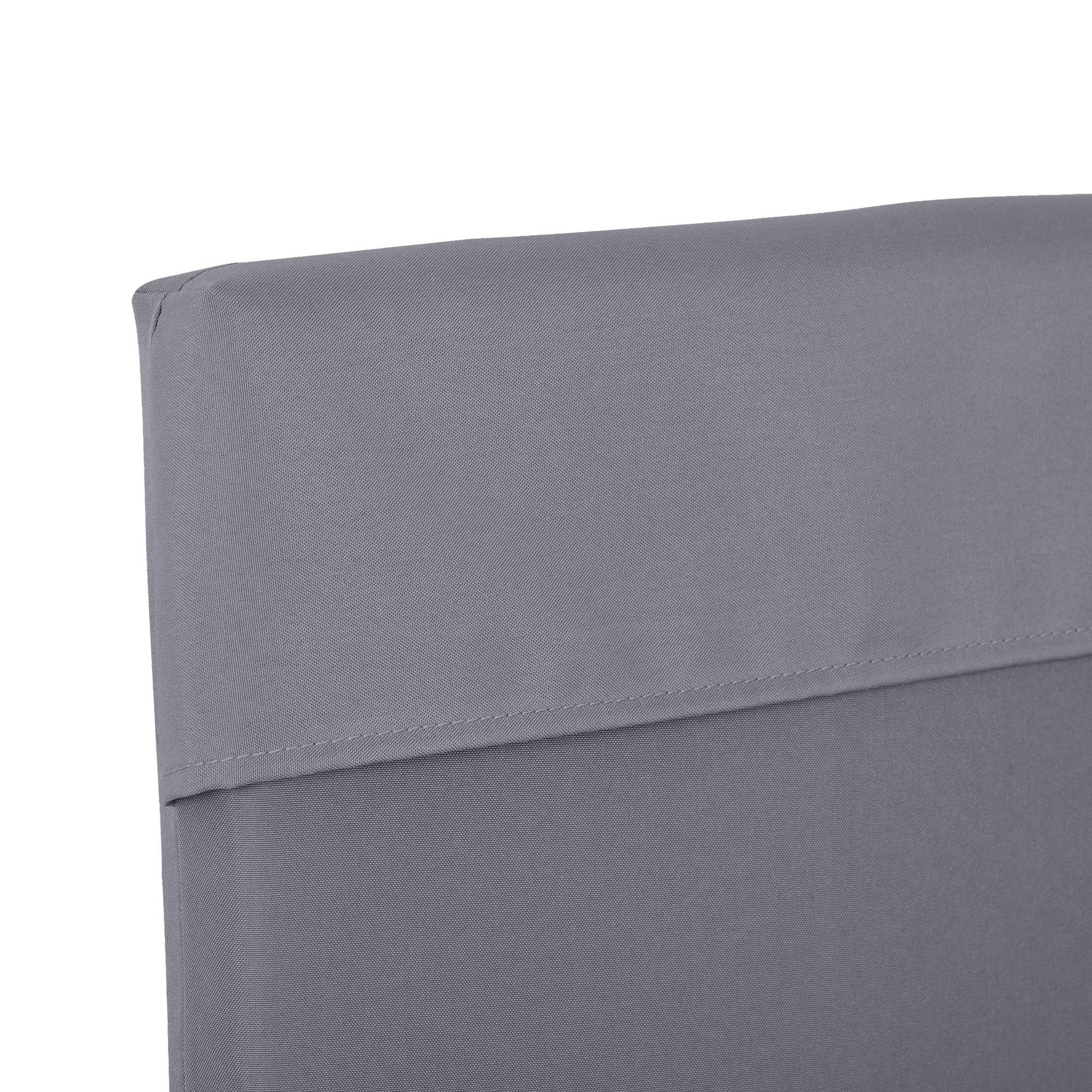 Voir la diapositive 6 : OUTSUNNY Coussins pour balancelle de jardin 3 places - coussins pour balancelle assise et dossier - gris