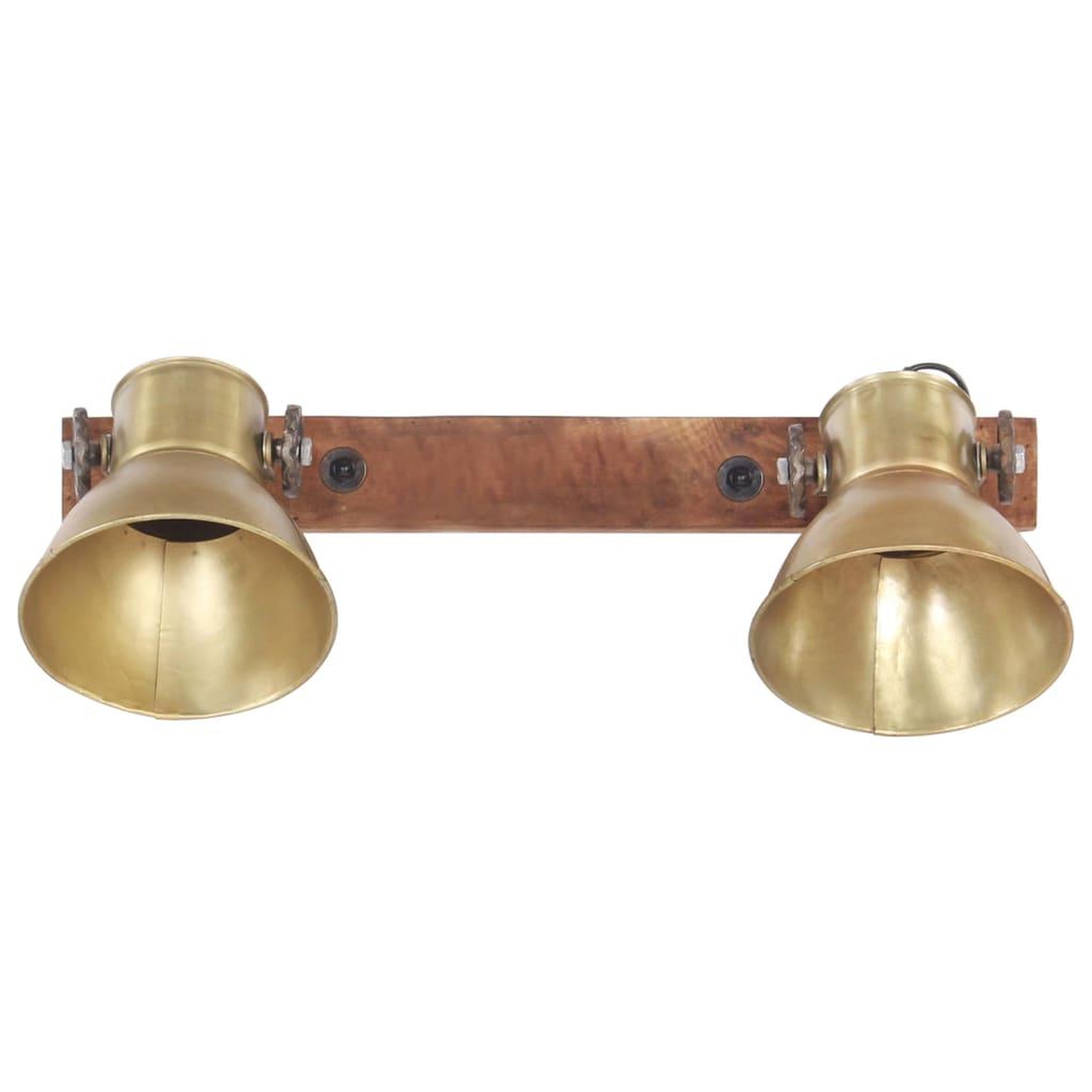 Voir la diapositive 3 : VIDAXL Lampe murale industrielle Laiton 45x25 cm E27